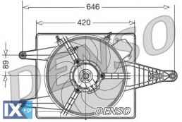 Βεντιλατέρ, ψύξη κινητήρα DENSO DER01010