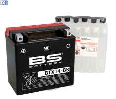 Μπαταρία Μοτοσυκλέτας BS Battery BTX14BS (YTX14-BS) 12.0 Ah BTX14BS