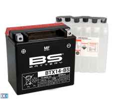 Μπαταρία Μοτοσυκλέτας BS Battery BTX14BS (YTX14-BS) 12.0 Ah BTX14BS