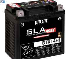 Μπαταρία BS Battery SLA Max BTX14HL HARLEY 14.7 Ah 220CCA YTX14L-BS
