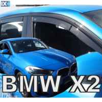 BMW X2 F39 5D 2018> ΣΕΤ ΑΝΕΜΟΘΡΑΥΣΤΕΣ ΑΥΤΟΚΙΝΗΤΟΥ ΑΠΟ ΕΥΚΑΜΠΤΟ ΦΙΜΕ ΠΛΑΣΤΙΚΟ HEKO - 4 ΤΕΜ.