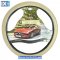Κάλυμμα Τιμονιού Αυτοκινήτου Δερματίνη Με Γαζιά Μπεζ Small 36cm 1 Τεμάχιο - 5,95 EUR