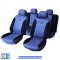Καλύμματα Αυτοκινήτου Spider Airbag 60/40 Μαύρο-Μπλε Σετ 6 Τεμάχια - 44 EUR