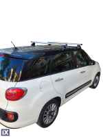 Μπαρες για Μπαγκαζιερα - Kit Μπάρες οροφής Αλουμινίου - Πόδια MENABO για Fiat 500L 2012+ 2 τεμάχια