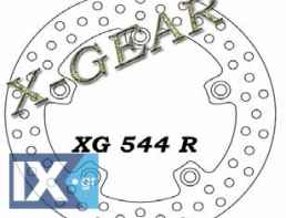 Δισκόπλακα πίσω X-GEAR KYMCO XCITING 250 05-06 / KYMCO XCITING 500 04-06 XG544r