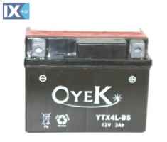 Μπαταρία μοτοσυκλέτας OYEK κλειστού κυκλώματος (YTX4L-BS) 30800804900