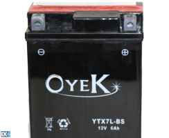 Μπαταρία μοτοσυκλέτας OYEK κλειστού κυκλώματος (YTX7L-BS) 30800807900