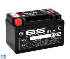 Μπαταρία Μοτοσυκλέτας SLA BS Battery BTX7A ( YTX7A-BS ) 6.3Ah BS-BTX7AFA